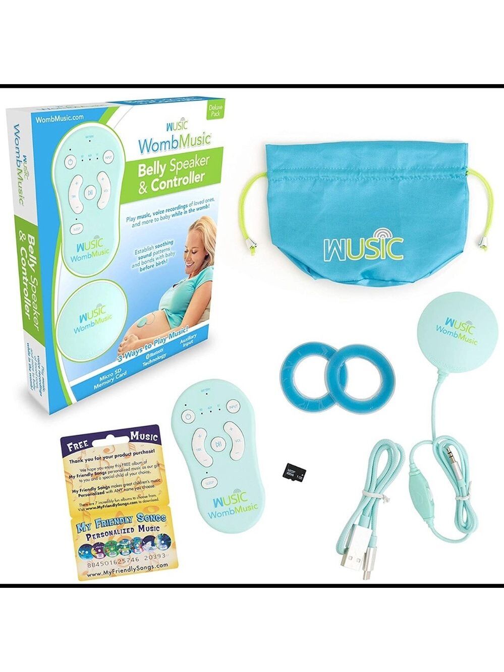 Womb Music Deluxe Baby-Bump Headphones
